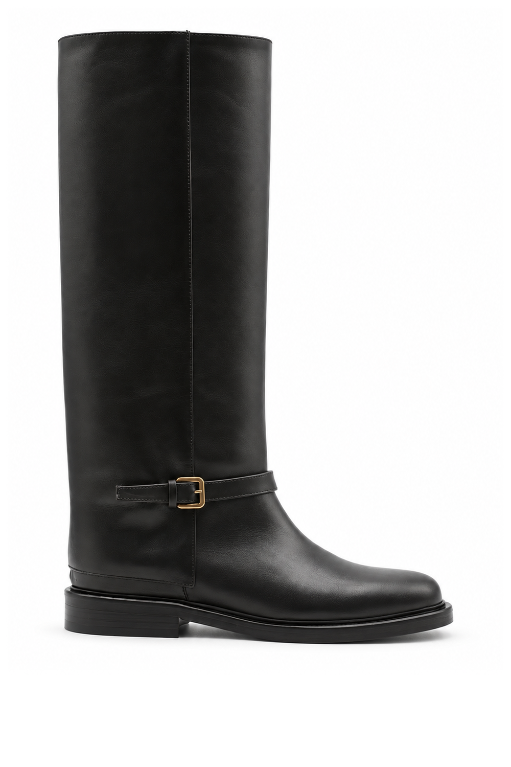SHEILA BLACK LEATHER BOOT