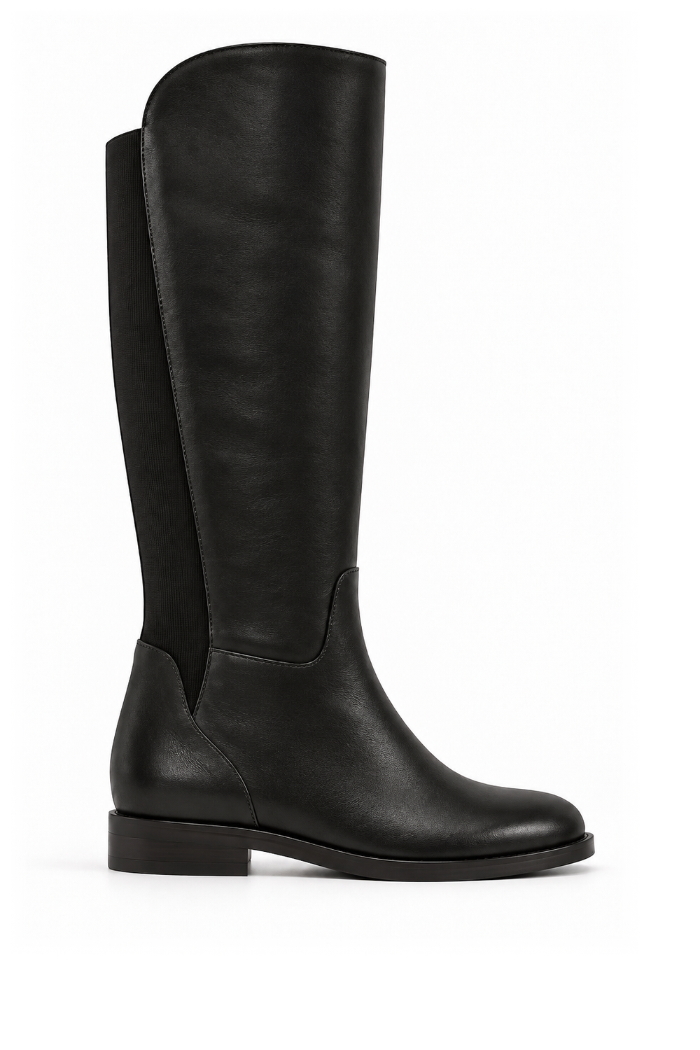 JANE BLACK LEATHER BOOT