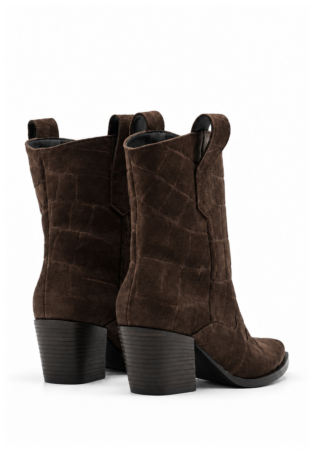 TEXANO AXIA Suede Crocodile Brown