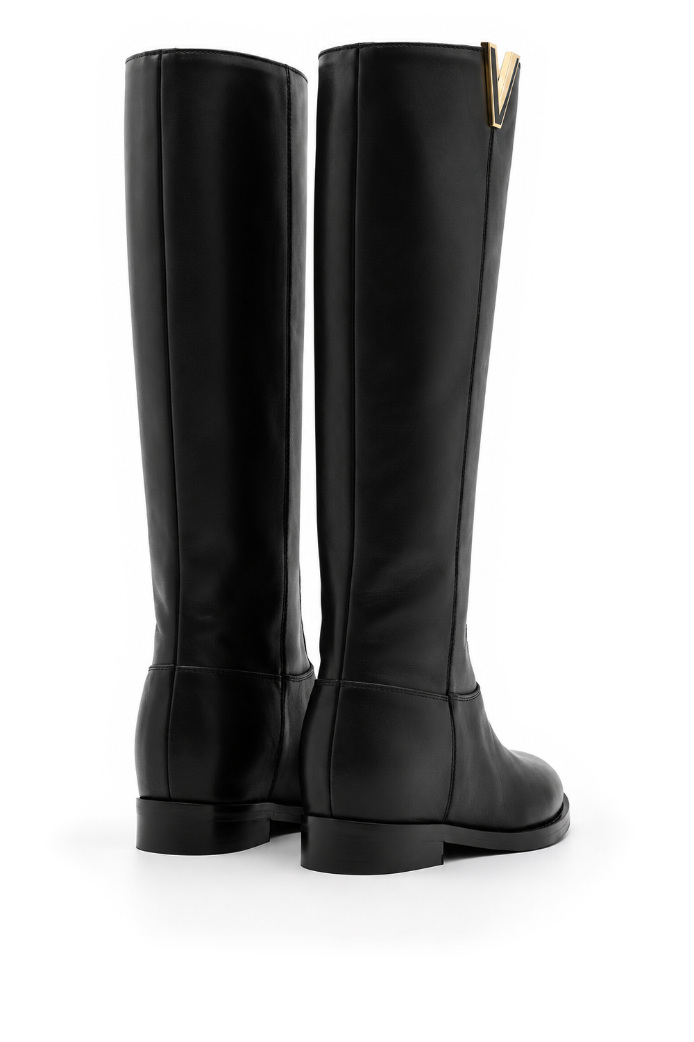 VALERY BLACK LEATHER BOOT