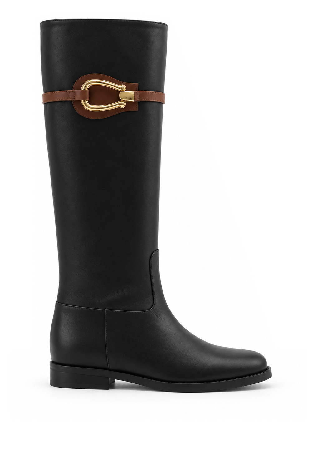 BOTA RODEO CUERO NEGRO