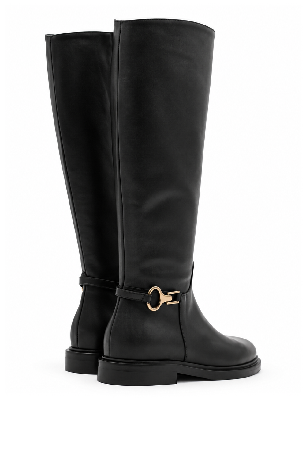 EDELYNE Black Leather Boot